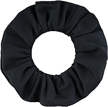 Scrunchie-Haargummi Knit Classic schwarz - MAKEUP Hair Accessories — Foto N2