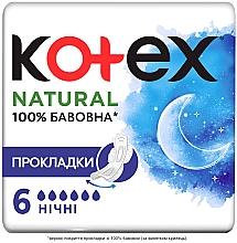 Düfte, Parfümerie und Kosmetik Damenbinden 6 St. - Kotex Natural Night