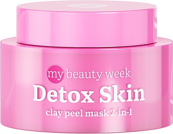 2in1 Gesichtsmaske mit Tonerde - 7 Days My Beauty Week Detox Skin Clay Peel Mask 2 in 1 — Bild N1