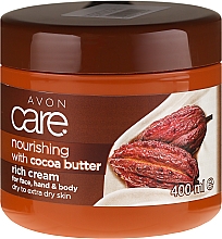 Düfte, Parfümerie und Kosmetik Nährende Gesichts- und Körpercreme mit Kakaobutter für trockene und sehr trockene Haut - Avon Care