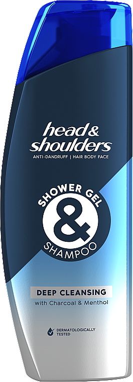 2in1 Duschgel-Shampoo gegen Schuppen - Head & Shoulders Deep Cleansing Shower Gel & Shampoo — Bild N1