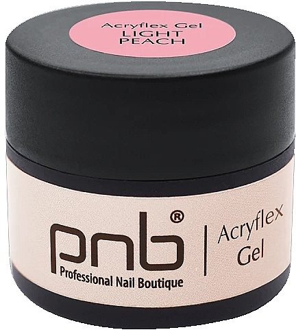 Polygel für Nägel - PNB Acryflex Gel Light Peach — Bild N4