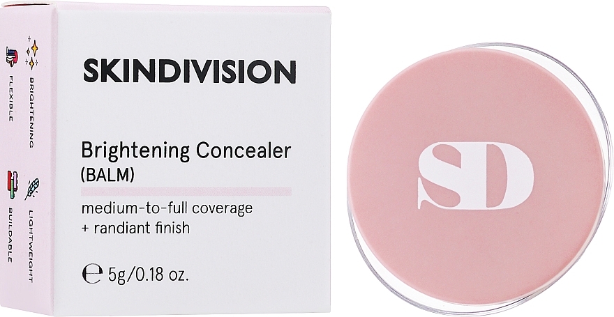 Concealer-Balsam mit Glanzeffekt - SkinDivision Brightening Concealer (Balm) — Bild N4