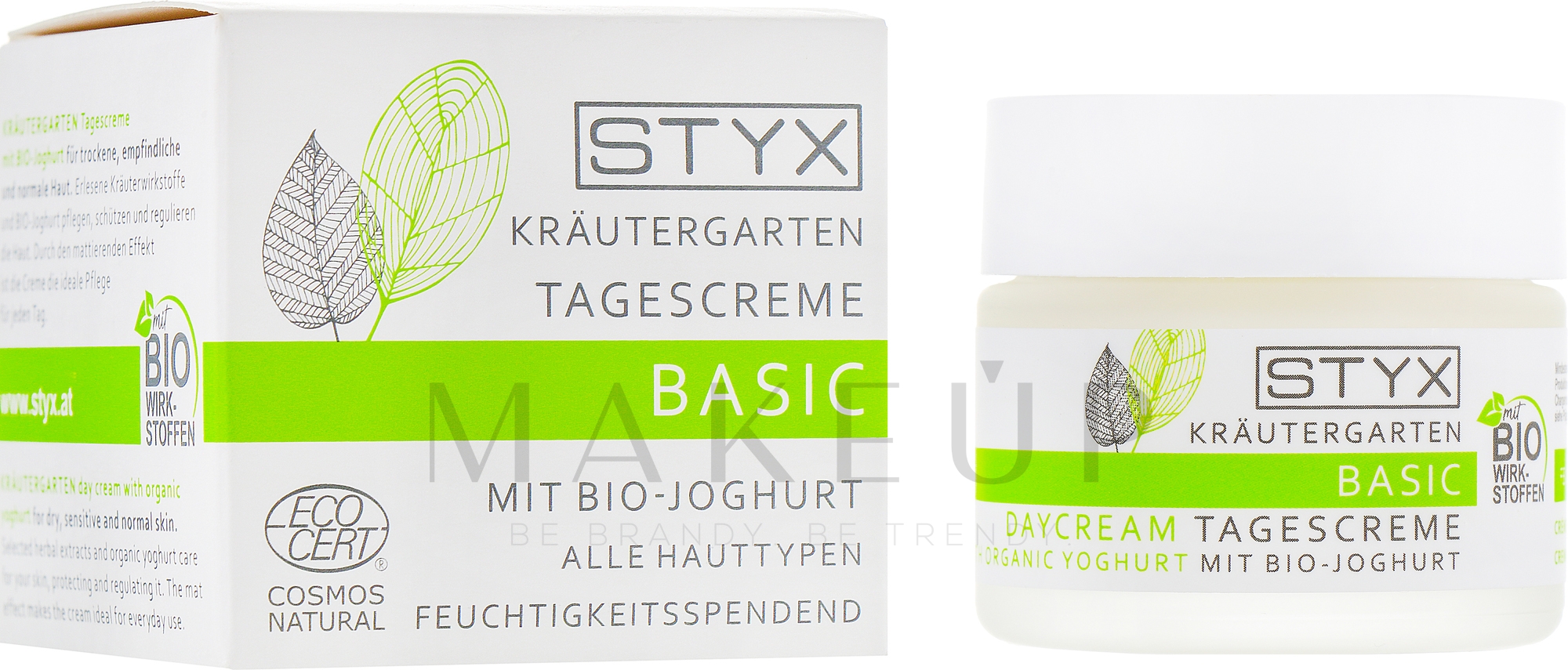 Feuchtigkeitsspendende Tagescreme mit Bio Joghurt für alle Hauttypen - Styx Naturcosmetic Basic Organic Yoghurt Cream — Bild 50 ml