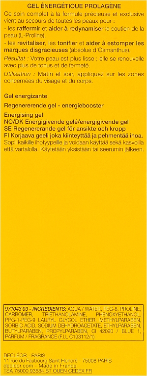 Energetisierendes Duschgel für Gesicht und Körper - Decleor Aroma Solutions Energising Gel — Bild N3