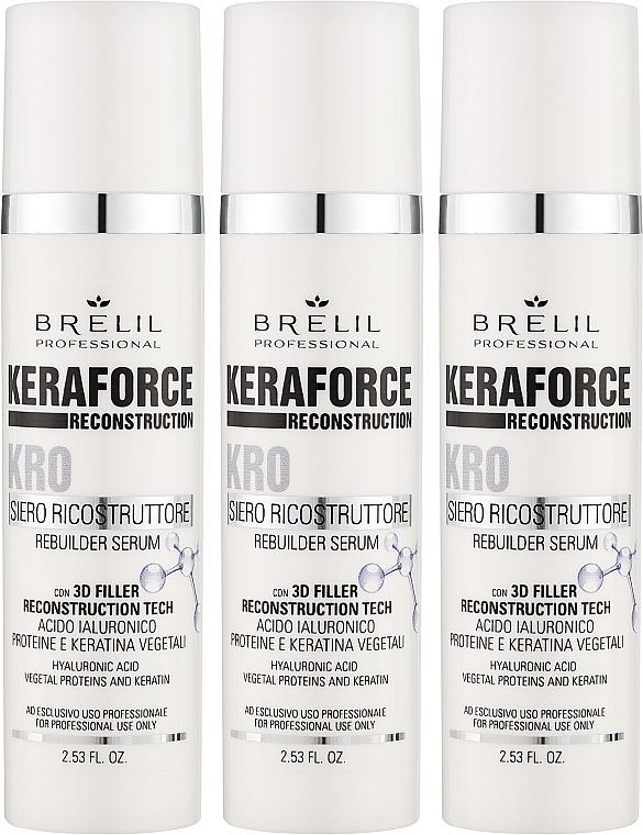 Revitalisierendes Haarserum - Brelil Keraforce KR0 Rebuilder Serum — Bild N2