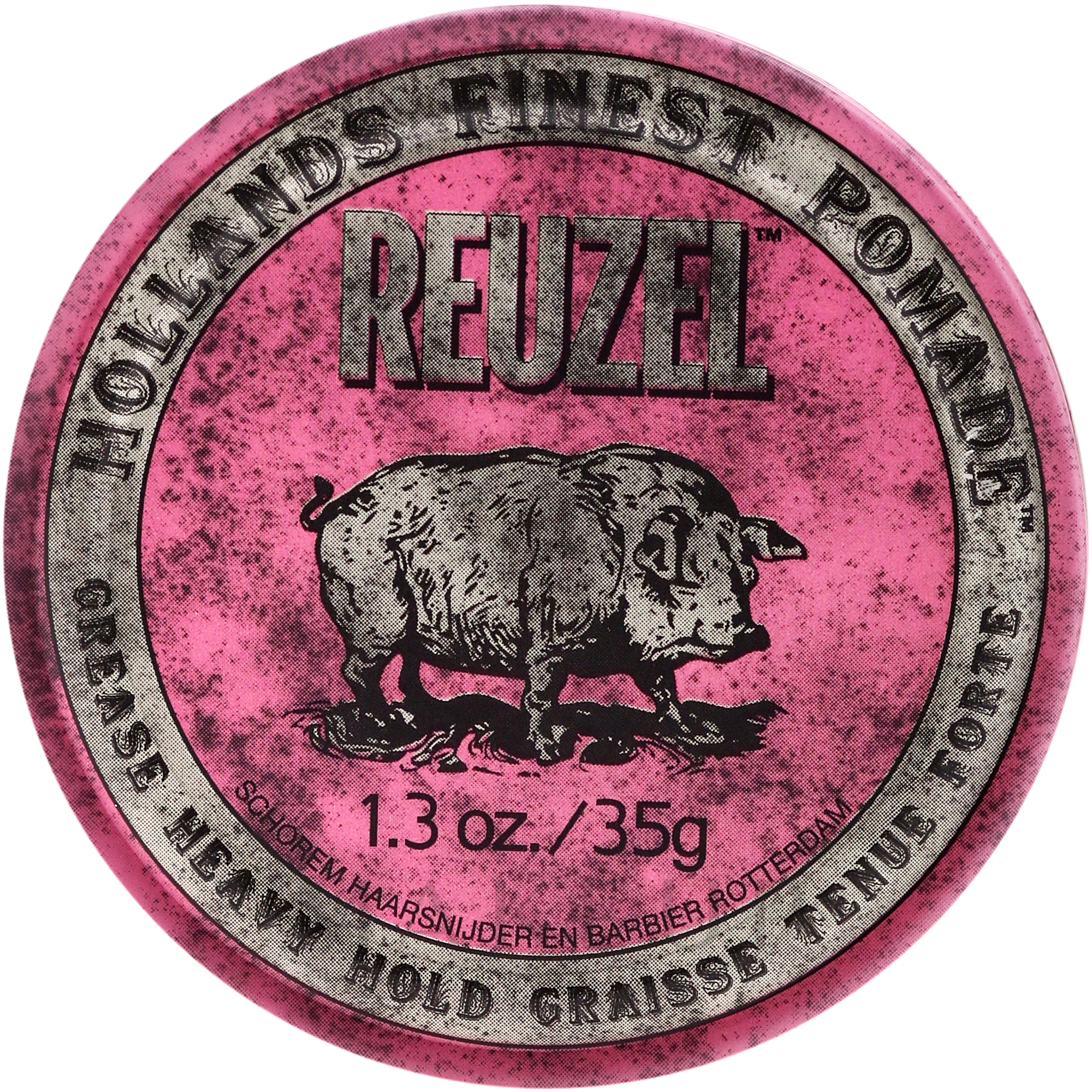 Haarpomade Pink mit starkem Halt - Reuzel Grease Heavy Hold — Bild 35 g