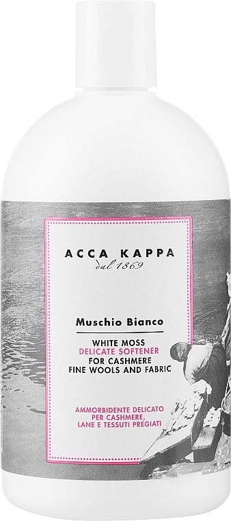 Weichspüler für delikate Stoffe - Acca Kappa White Moss Delicate Softener — Bild N1