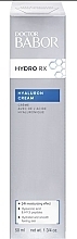 Gesichtscreme mit Hyaluronsäure - Babor Doctor Babor Hydro RX Hyaluron Cream — Bild N2