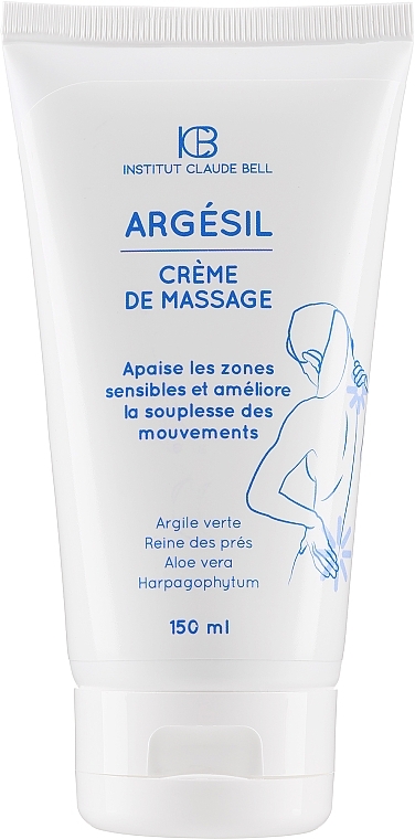 Massagecreme für den Körper - Institut Claude Bell Argesil Massage Body Cream — Bild N1