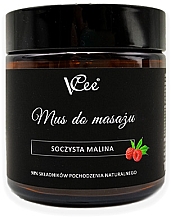 Düfte, Parfümerie und Kosmetik Veganes Massage-Mousse saftige Himbeere - VCee Juicy Raspberry Massage Mousse