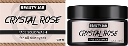 Feste Gesichtsseife Kristallrose. - Beauty Jar Face Solid Wash  — Bild N2