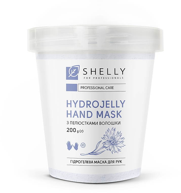 Hydrogel-Handmaske mit Kornblumenblüten - Shelly Professional Hydrojelly Hand Mask — Bild N1