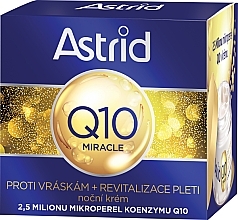 Düfte, Parfümerie und Kosmetik Anti-Falten-Nachtcreme - Astrid Q10 Miracle Anti-Wrinkle Night Cream