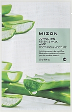 Düfte, Parfümerie und Kosmetik Beruhigende Tuchmaske für das Gesicht mit Aloe - Mizon Joyful Time Essence Mask Aloe