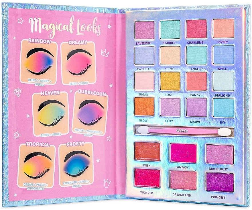 Lidschatten- und Lipgloss-Palette - Martinelia Little Unicorn Beauty Book — Bild N1