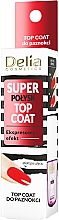Nagelüberlack mit super Glanz-Effekt - Delia Super Gloss Top Coat — Foto N2
