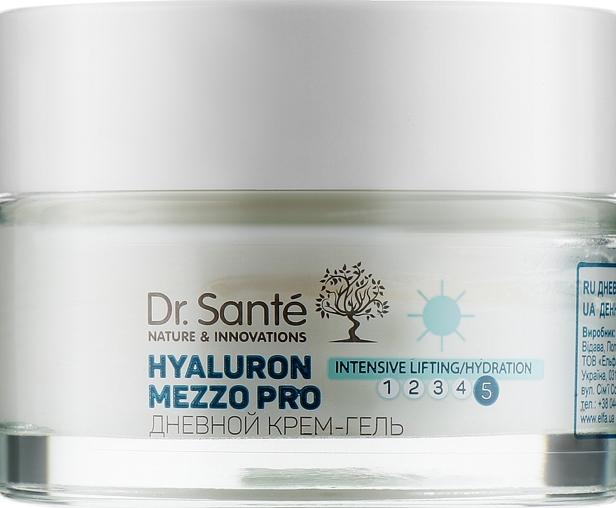 Tagescreme-Gel für das Gesicht - Dr. Sante Hyaluron Mezzo Pro Cream — Bild N1
