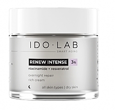 Düfte, Parfümerie und Kosmetik Vitalisierende Anti-Falten-Nachtcreme - Idolab Renew Intense Revitalizing Anti-Wrinkle Night Cream