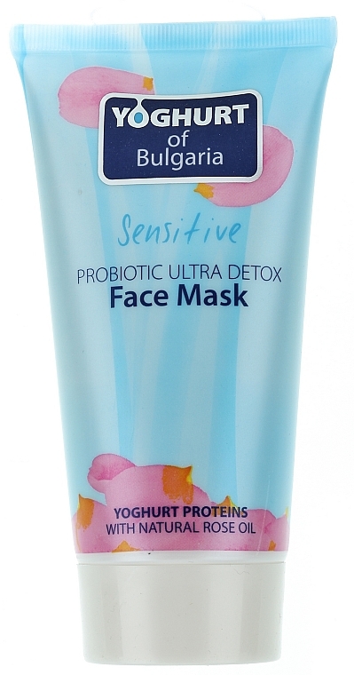 Gesichtsmaske mit Rosenöl - BioFresh Yoghurt of Bulgaria Probiotic Ultra Detox Face Mask