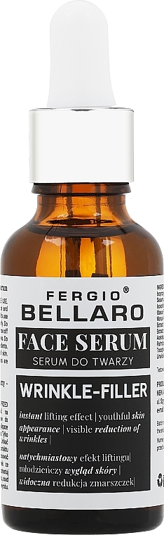 Gesichtsserum mit Botox-ähnlichem Effekt - Fergio Bellaro Botox Effect Face Serum White