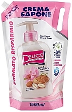 Hand-, Gesichts- und Körperseife mit Mandelblüten - Mil Mil Delice Day by Day Soap Cream Almond Flowers Refill  — Bild N1