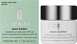 Feuchtigkeitsspendende Gesichtscreme - Even Better Brightening Moisturizer SPF 20 — Bild N2