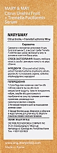 Serum mit grünem Mandarinenextrakt und Tremella-Pilzen - Mary & May Citrus Unshiu + Tremella Fuciformis Serum — Bild N3