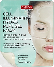 Aufhellende Gesichtsmaske - Purederm Cell Illuminating Hydro Pure Gel Mask — Bild N1
