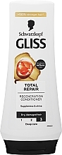 Regenerierende Haarspülung mit Keratin - Gliss Kur Total Repair Balm — Bild N1