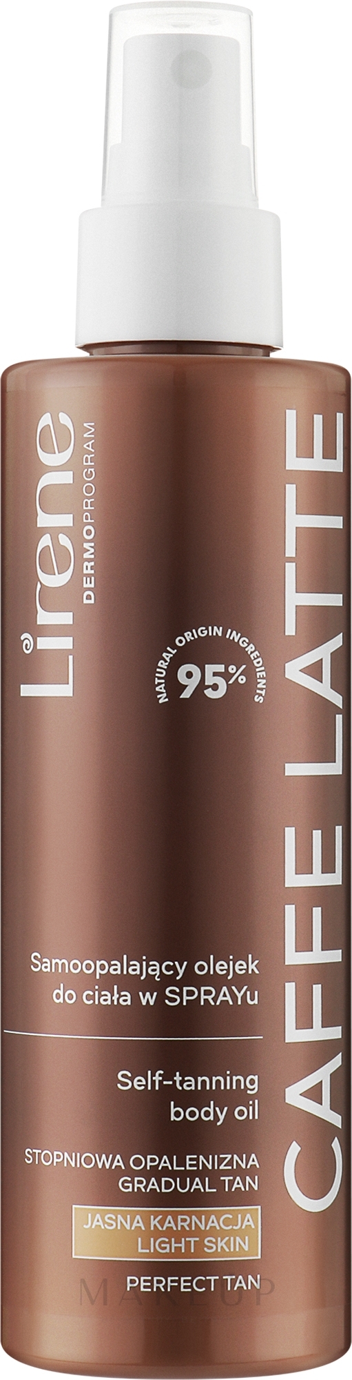 Selbstbräunendes Körperöl in Sprayform - Lirene Perfect Tan Self-Tanning Spray Body Oil — Bild 190 ml