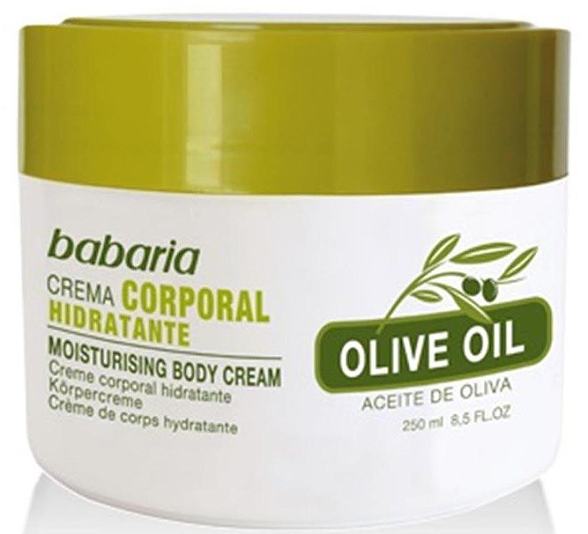 Feuchtigkeitsspendende Körpercreme mit Olivenöl - Babaria Fragrances Moisturising Body Cream With Olive Oil — Bild N1