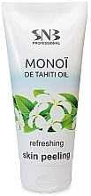 Düfte, Parfümerie und Kosmetik Erfrischendes Peeling mit Monoi-Öl - SNB Professional Refreshing Skin Peeling Monoi De Tahiti 