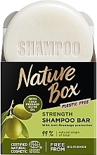 Düfte, Parfümerie und Kosmetik Festes Shampoo mit Olivenöl - Nature Box Strength Shampoo Bar With Cold Pressed Olive Oil