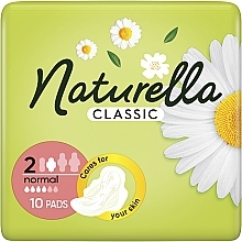 Düfte, Parfümerie und Kosmetik Damenbinden mit Flügeln 10 St. - Naturella Classic Camomile Normal, Derma-Cream