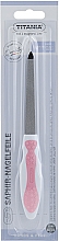Düfte, Parfümerie und Kosmetik Saphir-Nagelfeile 17 cm hellrosa - Titania Softtouch