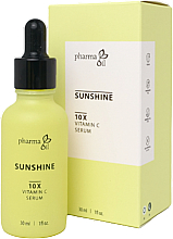 Düfte, Parfümerie und Kosmetik Gesichtsserum mit Vitamin C - Pharma Oil Sunshine 10X Vitamin C Serum