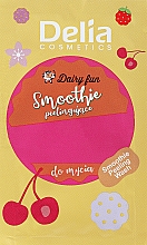 Peeling-Smoothie für die Körperwäsche - Delia Dairy Fun Peeling Smoothie Body Wash Raspberry (Probe)  — Bild N2