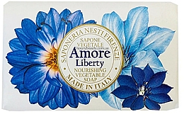 Pflegende Seife mit Bergamotte, Vetiver- und Seerosenduft - Nesti Dante Amore Liberty Nourishing Vegetable Soap — Bild N1