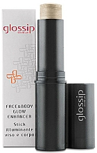 Düfte, Parfümerie und Kosmetik Schimmernder Stick für Gesicht & Körper - Glossip Make Up Face&Body Glow Enhancer