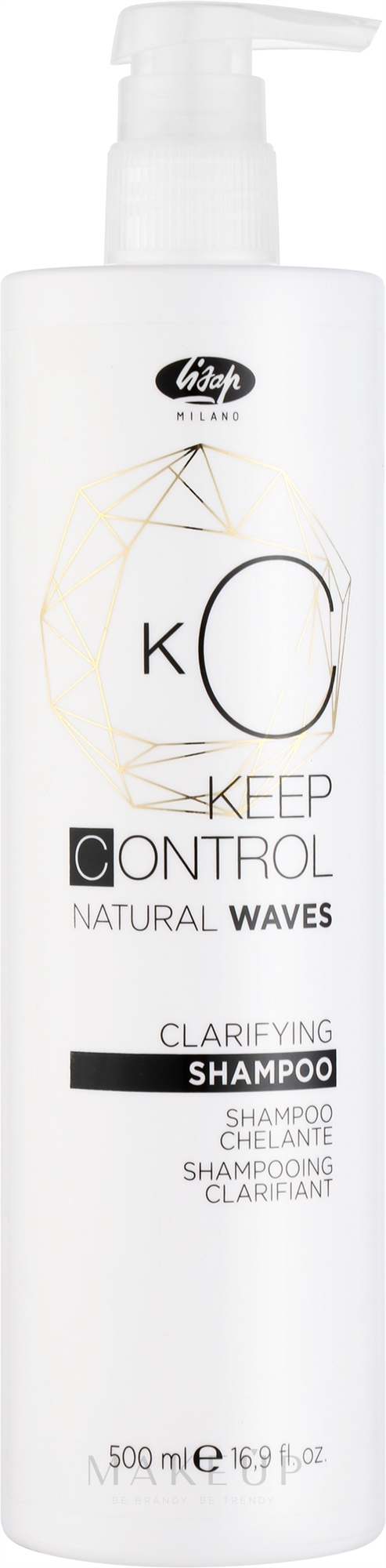 Tiefenreinigendes Shampoo - Lisap Keep Control Clarifying Shampoo — Bild 500 ml