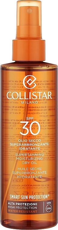 Trockenes Bräunungsöl - Collistar Sun Care Supertanning Moisturizing Dry Oil SPF30 — Bild N1