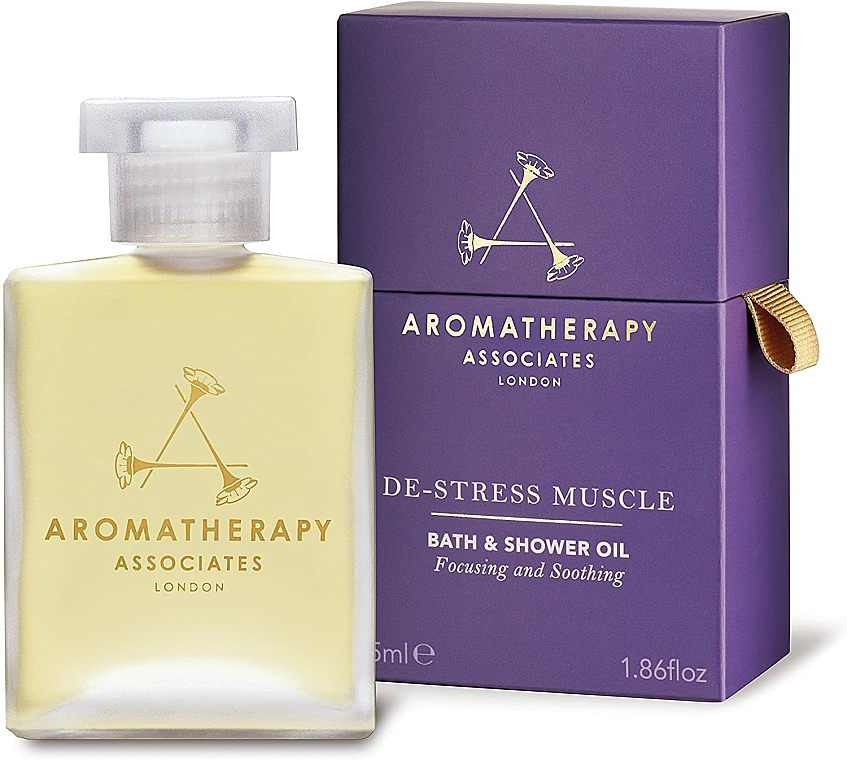 Wärmendes und beruhigendes Anti-Stress Bade- und Duschöl - Aromatherapy Associates De-Stress Muscle Bath & Shower Oil — Bild N1