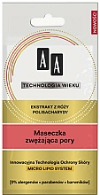 Düfte, Parfümerie und Kosmetik Gesichtsmaske zur Porenverengung - AA Technologia Wieku Face Mask Pore Tightening