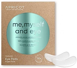 Düfte, Parfümerie und Kosmetik Augenkonturpflaster mit Hyaluronsäure - Apricot Me, Myself And Eye Hyaluron Eyepads