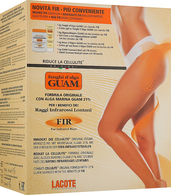 Körperpflegeset - Guam Fir Anti-Cellulite (Körpermaske 1000g + Körpergel 200ml) — Bild N1