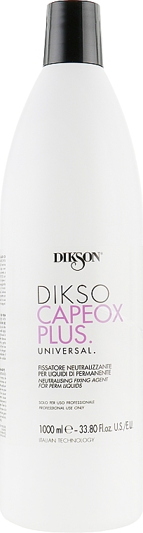 Neutralisator - Dikson Dikso Capeox Plus Neutralising Fixing Agent For Perm Liquids — Bild N3