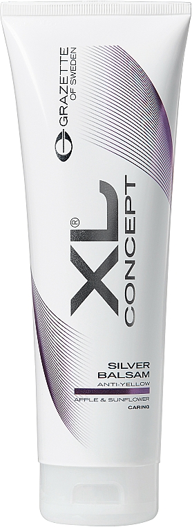 Anti-Gelbstich Silber-Conditioner für blondes und graues Haar - Grazette XL Concept Silver Balsam — Bild N1