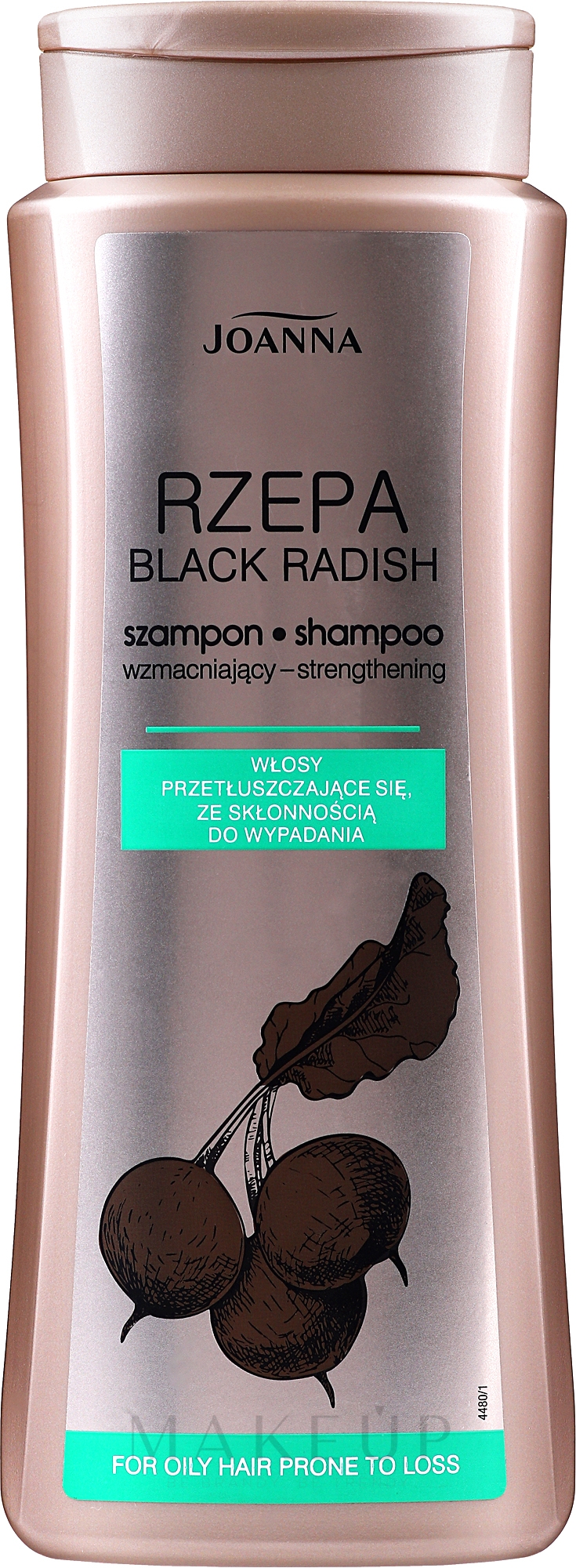 Stärkendes Shampoo für fettiges und dünnes Haar - Joanna Turnip Strengthening Shampoo — Bild 400 ml