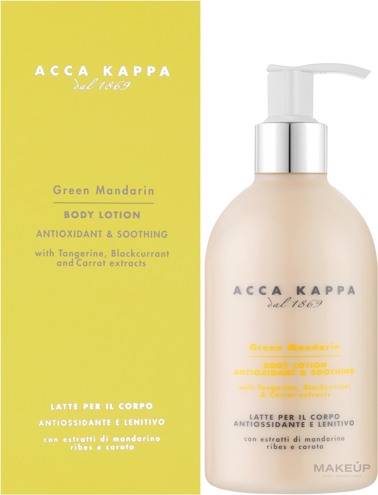 Körperlotion Grüne Mandarine - Acca Kappa Green Mandarin Body Lotion — Bild 300 ml